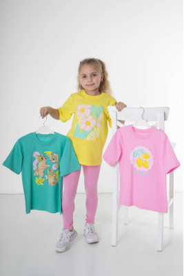 Комплект для дівчаток з 3-х футболок